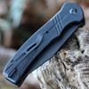 CIVIVI Cogent Folding Knife (C20038E-1)- 3.47" Blackwashed 14C28N Clip Point Blade, Black G-10 Handle