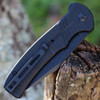 CIVIVI Cogent Folding Knife (C20038D-1)- 3.47" Blackwashed 14C28N Clip Point Blade, Black G-10 Handle