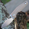 GiantMouse ACE Nimbus V2 - Natural Micarta (3" Elmax SW)