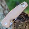 GiantMouse ACE Nimbus V2 - Natural Micarta (3" Elmax SW)