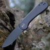 WE Knife Elementum Frame Lock - Blk Ti (3" CPM 20CV Blk SW) WE18062X-3