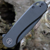 WE Knife Elementum Frame Lock - Blk Ti (3" CPM 20CV Blk SW) WE18062X-3