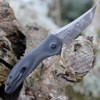 CIVIVI Synergy3 Folding Knife (C20075B-DS1)- 3.24" Damascus Tanto Blade, Layered Black G-10 with Twill Carbon Fiber Handle