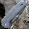 CIVIVI Odium Folding Knife (C2010G)-2.65" Blackwashed D2 Drop Point Blade, Dark Green Micarta Handle