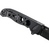 CRKT M16 (CR02DB) 3.12" Black Stonewashed D2 Tanto Plain Blade, Black Aluminum Handle