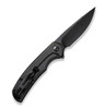 CIVIVI NOx Folding Knife (C2110C)- 2.97" Blackwash Nitro-V Drop Point Blade, Black G-10 Handle