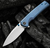 WE Knife Subjugator - Blue SW Ti (3.5" CPM 20CV Satin) WE21014C-3