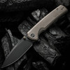 WE Knife Subjugator -Bronze Ti (3.5" CPM 20CV Blk SW) WE21014C-4