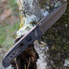 CRKT Carson M16 Deadbolt A/O (CR04DB) 3.89" D2 Blackwashed Tanto Plain Blade, Black Aluminum Handle