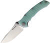 Maxace Sandstorm K  -  Jade G-10 (4.4" Bohler K110 Satin) MSK06 - Knifeworks