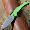 Kansept Hellx - Lime Green G10 / Blk Stainless (3.6" D2 SW) T1008A5