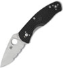 Spyderco Persistence Lightweight - C136PSBK, 2.75" 8Cr13MoV Satin Combination Edge, Black FRN Handle