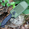 Extrema Ratio RAO Avio EX130RAOAVIO green MOLLE nylon sheath — protective liner, survival kit attached, Aeronautica Militare specification