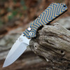 Pro-Tech + Strider SnG "Makers Choice" Automatic - Blue/Tan Micarta