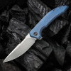 WE Knife Quixotic Frame Lock - Blue Ti (3.5" CPM 20CV Silver BB) WE21016-3