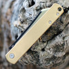 Boker Plus Zenshin 42 Friction Folder - Brass (3" 440C Two-Tone) 01BO369