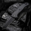 WE Knife Press Check Blk Ti/Blk G10 (3.2"Blk SW Tanto) WE20078A-1