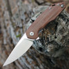 GiantMouse ACE Corta Folder - Natural Canvas Micarta (3" M390 SW)