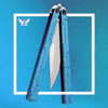 Flytanium Limited Edition "Shatter" Handles (Blue) - Kershaw Lucha Balisong