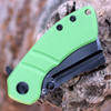 Kansept Korvid M Flipper - Grass Green G10 (2.45" Blk 154CM) T2030A8