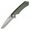 Case Kinzua - OD Green Aluminum (3.4" CPM-S35VN SW Tanto ) 64671