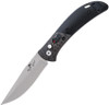 Bear Ops Bold Action IX Button Lock Automatic Knife ( BCAC900B4P) - 2.75" 14C28N Sandvik Bead Blast Blade, Carbon Fiber/Black G10 Handle