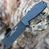 Ontario Rat-3 Gobar - Blk Micarta (3.5" Blk Carbon Steel) 8660