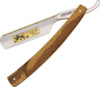 Timor Straight Razor 382, Maple-wood Handle, Carbon Steel 6/8 "Lion Crest"