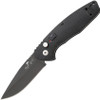 Bear Ops Bold Action X Button Lock Automatic Knife ( BCAC100B4B) - 3" 14C28N Sandvik Black Blade, Black G10 Handle