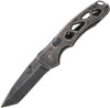 Bear Ops Bold Action XI Button Lock Automatic Knife ( BCAC1200TISW) - 2.87" 154CM Stainless Tanto Blade, Black Stonewash Titanium Handle