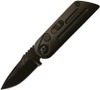 Bear Ops Bold Action XIV Button Lock Automatic Knife ( BC1400AIBKB) - 1.5" 14C28N Sadavick Stainless Steel Blade, Black Stainless Handle