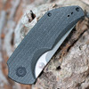 CIVIVI Thug 2 Folding Knife (C20028C-3)-2.69" Bead Blasted Nitro-V Tanto Blade, Dark Green Micarta Handle