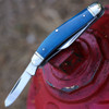Cold Steel Gentleman's Stockman (FL-GSTKM-B) 8Cr13MoV Blades, Blue Bone Handle, Traditional Style Pocket Knife