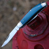 Cold Steel Gentleman's Stockman (FL-GSTKM-B) 8Cr13MoV Blades, Blue Bone Handle, Traditional Style Pocket Knife