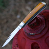 Cold Steel Trapper (CS-FL-TRPR-Y) - 8Cr13MoV Stainless Steel Satin Clip and Spey Blades, Yellow Bone Handle