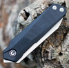 CIVIVI Ki-V Plus Front Flipper - Blk G10 (2.52" Nitro-V Satin BB) C20005B-1