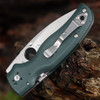 pyderco Shaman KnifeWorks Exclusive C229GPDGR-3.58in CTS 204P Satin Plain Blade, Forest Green G-10 Handle