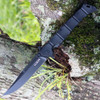 Cold Steel Large Luzon (CS20NQXBKBK) 6 inch Black 8Cr13MoV Clip Point Plain Blade, Black GFN Handle