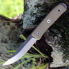 TOPS Knives Sonoran (TPTSNRN01) 3.75" 1095 Tumble Finish Hunters Point Plain Blade, Tan G-10 Handle