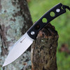 Sencut Waxahachie (SA11A) 3.7" Satin 9Cr18MoV Clip Point Plain Blade, Black G-10 Skeletonized Handle