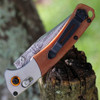 Benchmade 15085 Limited Edition Artist Series - Whitetail Deer (15085-2202) 3.40" CPM-S30V Satin Clip Point Embellished Blade, Wood Handle