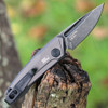 Kershaw Launch 9 Automatic Knife (7250GRYBW)- 1.80" Blackwashed CPM-154 Drop Point Blade, Gray Aluminum Handle