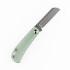 Kansept Knives Bevy Slip Joint (T2026F4) 2.9" Satin 154CM Sheepsfoot Plain Blade, Blue G-10 Handle