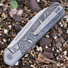 WEKNIFE Soothsayer Flipper  (WE200503) 3.48" CPM20CV Drop Point Plain Blade, Titanium and Aluminum Foil Carbon Fiber Handle