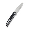 CIVIVI Savant (C20063B-2) - 3.74" Bead Blasted 14C28N Drop Point Blade,  Stainless Steel with Black G-10 Inlayed Handle