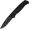 Cold Steel Air Lite Drop Point (CS26WDBKBK) 3.5" AUS10A Drop Point Black Plain Blade, Blck G10 Handle