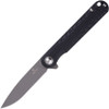 Shieldon Empoleon (SHI9049G1G) 3.5" Drop Point D2 Grey Titanium Coated Plain Blade, Black G10 Handle