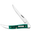 Case Medium Texas Toothpick 48947- Tru-Sharp Stainless Steel Long Clip Blade, Jade Bone Handle (610094 SS)