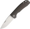 Maxace/PMP Harmony Folding Knife (PMP038) 2.97 in Satin Bohler M390 Drop Point Blade, Grey Titanium Handle