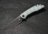 CMB Blaze Folding Knife (CMP06T) 3.22 in Blackwash D2, Jade G-10 Handle